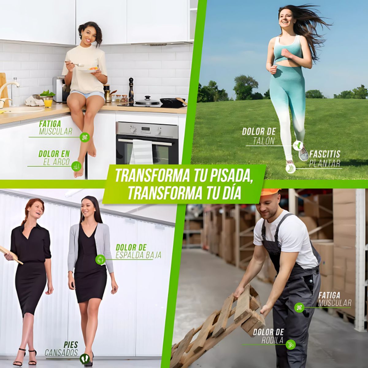 WOVEN - Plantillas Ortopédicas Woven Fascitis Plantar Pie Plano