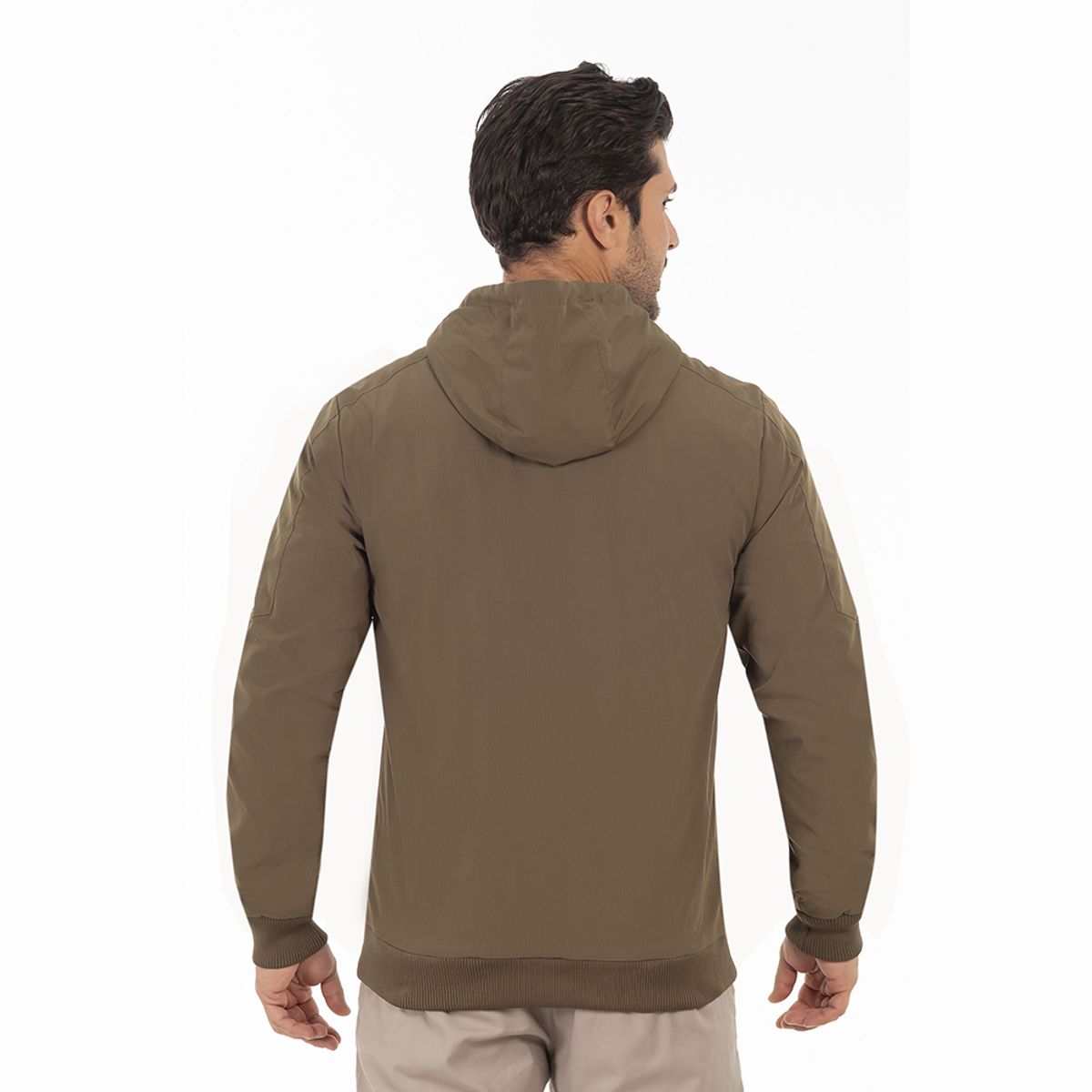 GANGSTER - Cortaviento Reversible Flip Verde Oliva Gangster