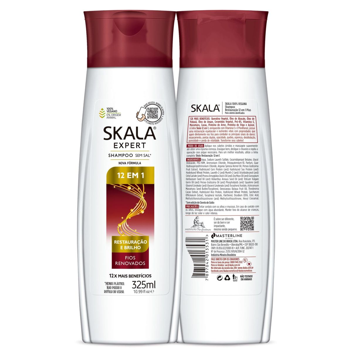SKALA - Shampoo Restauración 12 En 1 Skala 325 ml