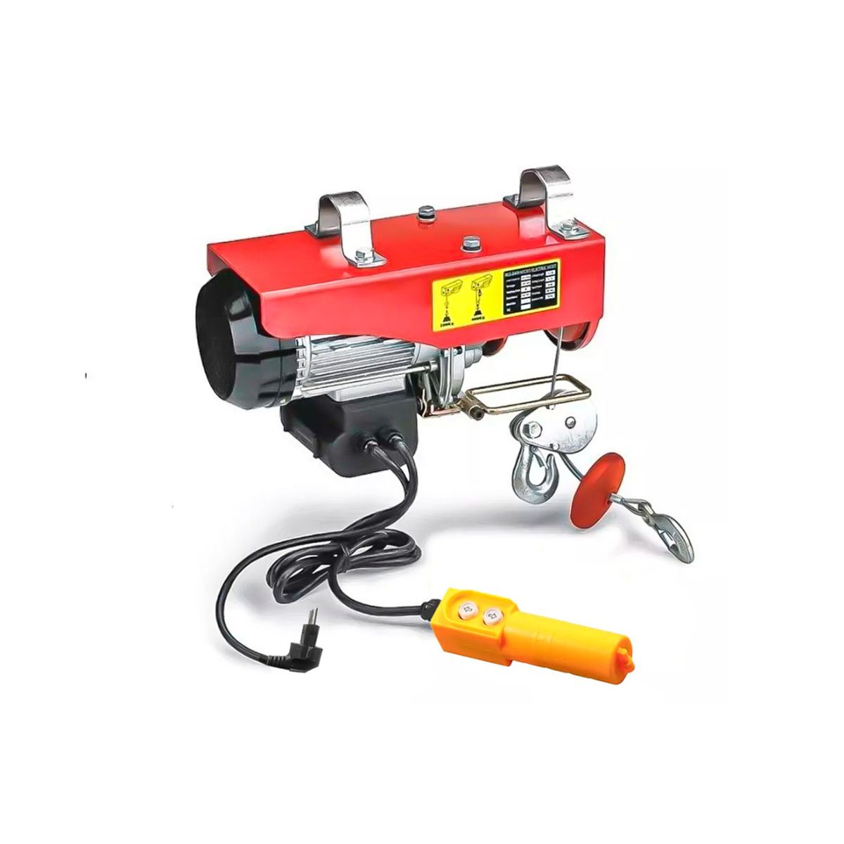 GENERICO - Tecle Electrico Levante De 500k 12 Metros Cable Acero 1050w