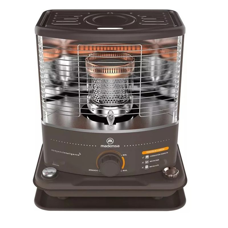 MADEMSA - Estufa Mademsa Parafina Mecha 4 Lt Foguita Pro 16,5m2 Aprox