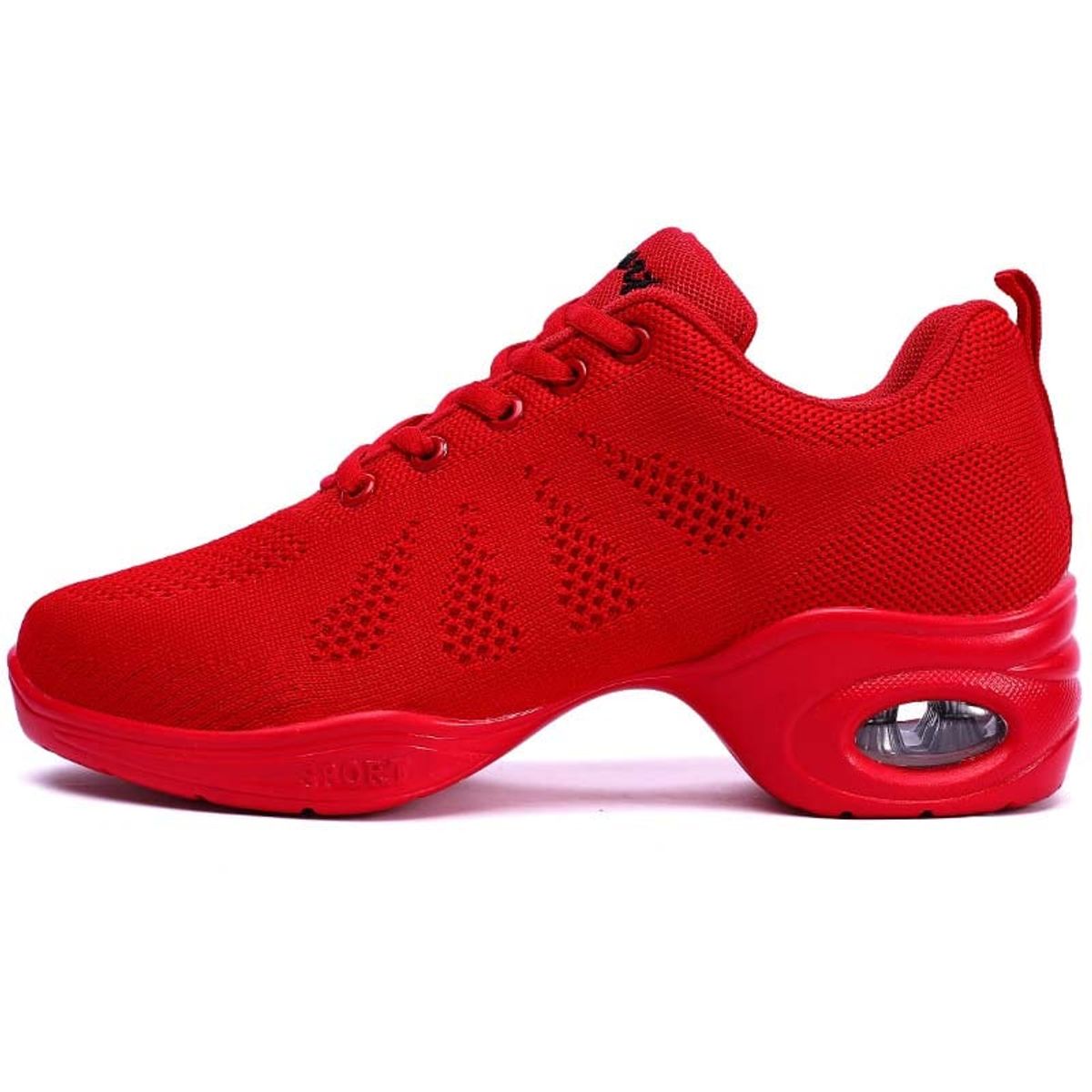 SHANDIAN - Zapatillas Plataforma Aire Mujer Negro