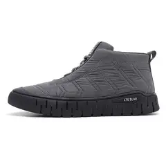 SHANDIAN - Bota termico hombre con chiporro Negro
