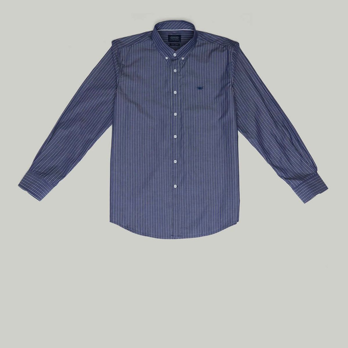 FEROUCH - Camisa Aspen Smart Casual Azul Ferouch