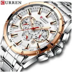 STARTECHOFFICE - Reloj Cronógrafo Deportivo para Hombre en Acero Inoxidable de Cuarzo