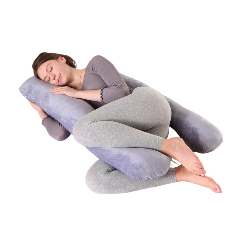 GENERICO - Cojin Almohada Para Embarazadas Maternal con Forma U