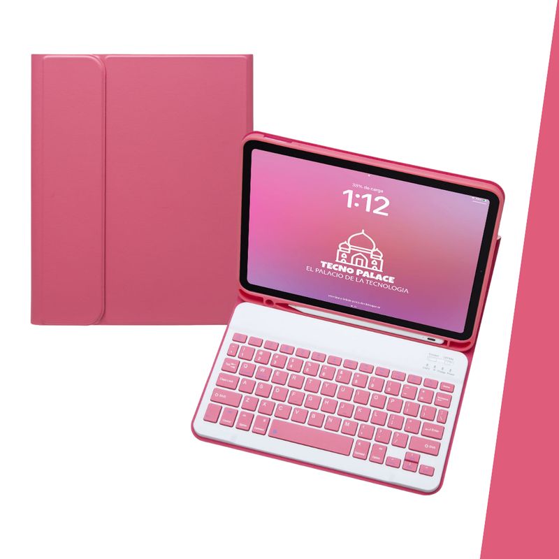 GENERICO - Fundas Con Teclado Premium Para iPad 10,9 (air 4-5)- Air 11- letra Ñ.