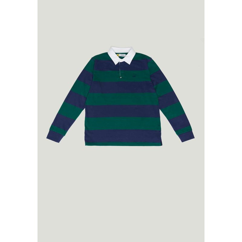 NEW MAN - Polera Polo Palencia Heritage Azul Newman