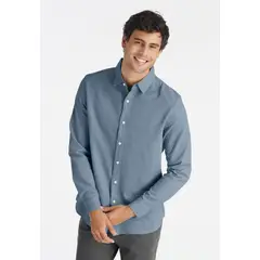 NIMTU - Camisa Bravo Casual Gris