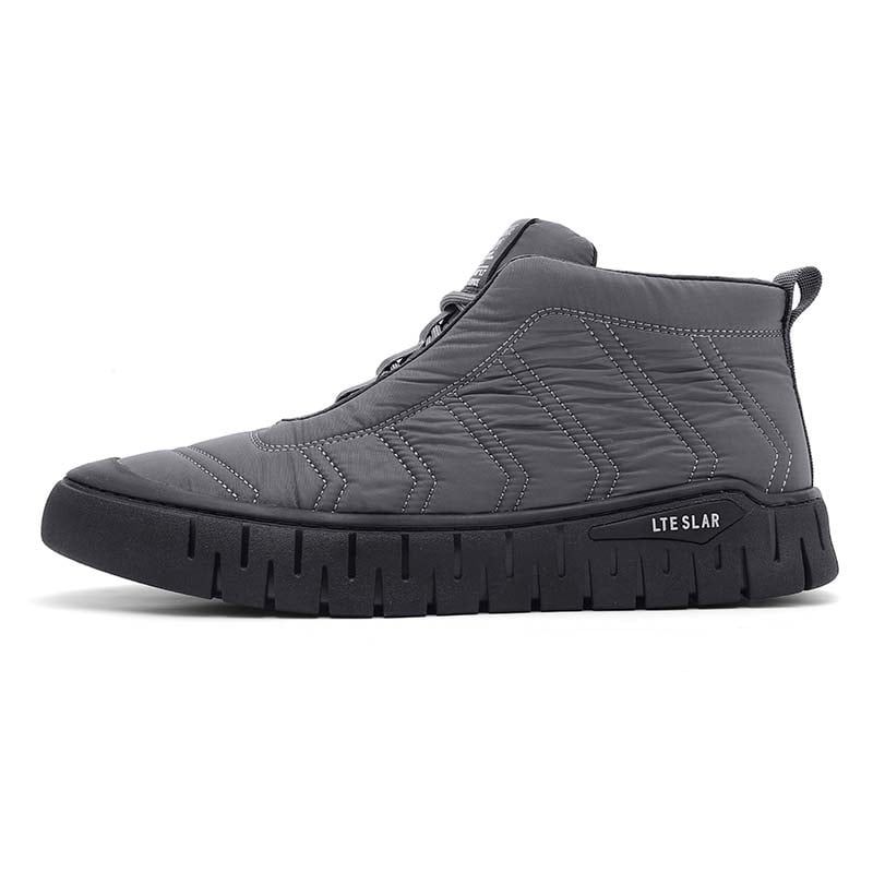SHANDIAN - Bota termico hombre con chiporro Negro