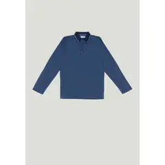 NEW MAN - Polera Polo Jerez Heritage Azul Newman