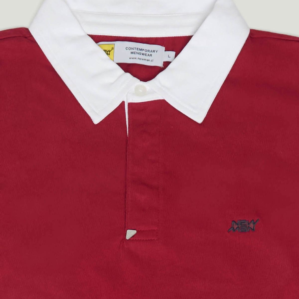 NEW MAN - Polera Polo Huelva Heritage Rojo Newman