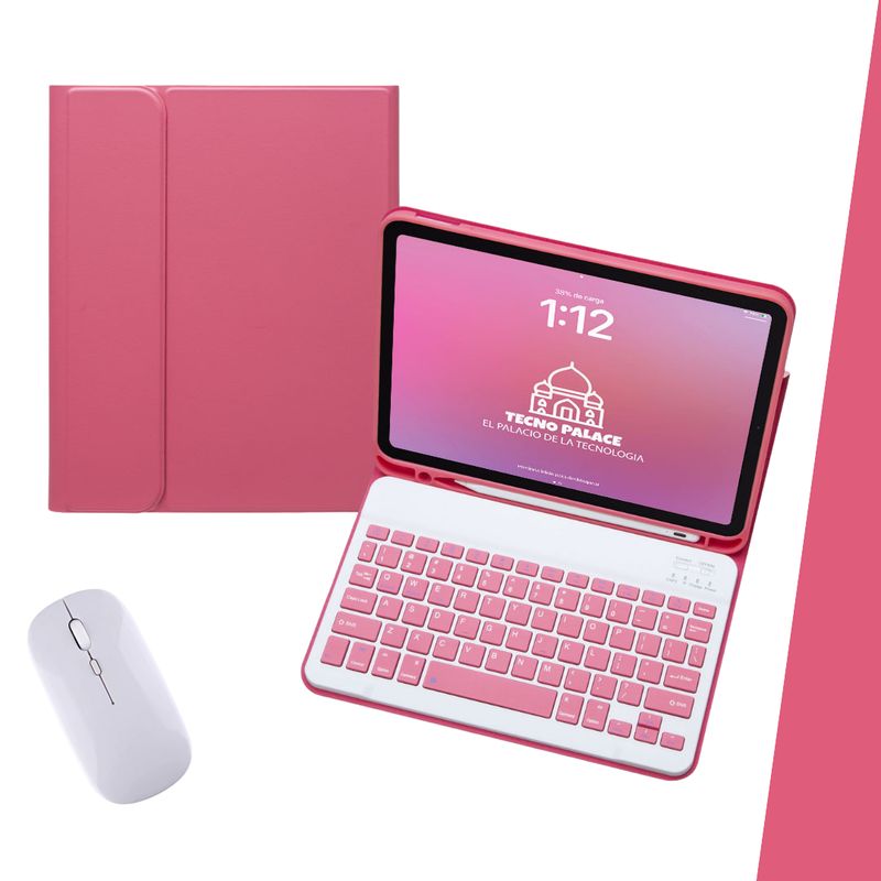 GENERICO - Funda Con Teclado y Mouse iPad Pro 11 Incluye letra Ñ