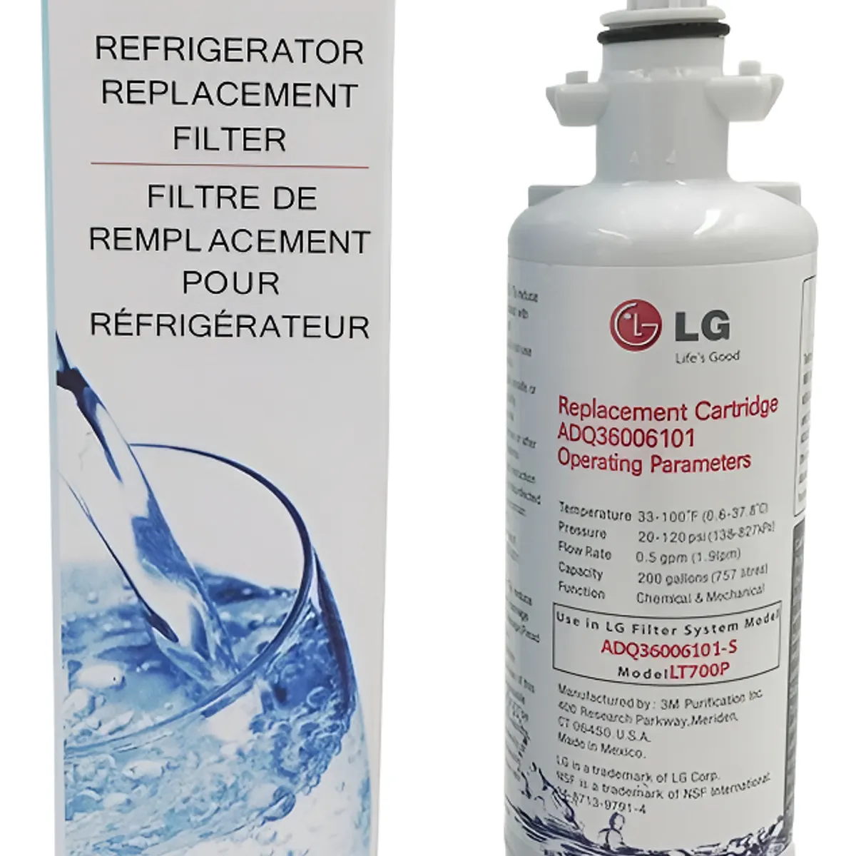 LG - Filtro Agua Original LG Refrigerador Lt700p