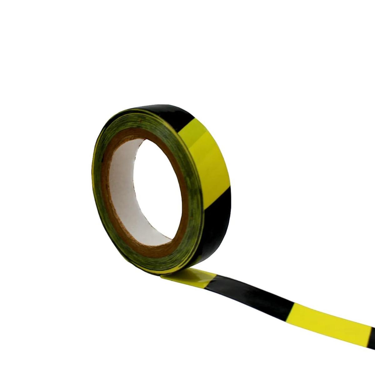 QRUBBER - Cinta Demarcatoria 25mm x 33 mts Amarillo Negro QRubber