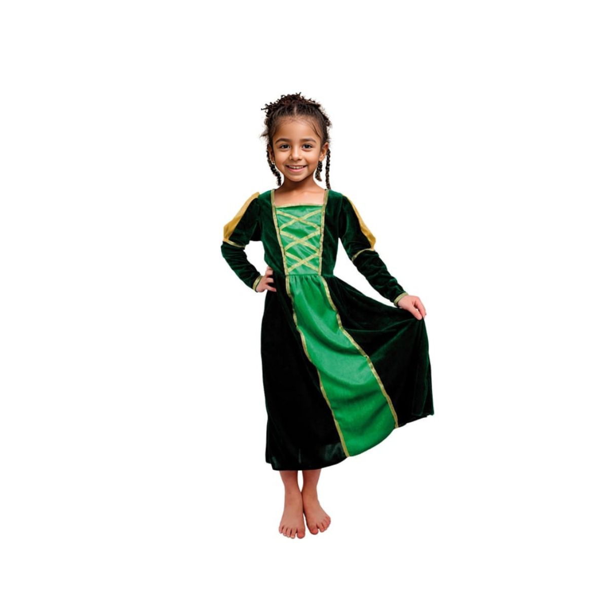 GENERICO - Disfraz Princesa Fiona talla 3-4años