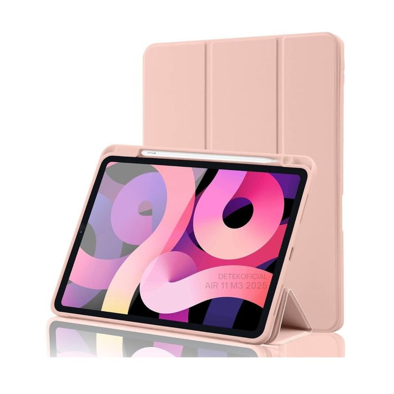 GENERICO - Funda Smart Cover Para iPad Air 11 M3 2025 - Rose Gold