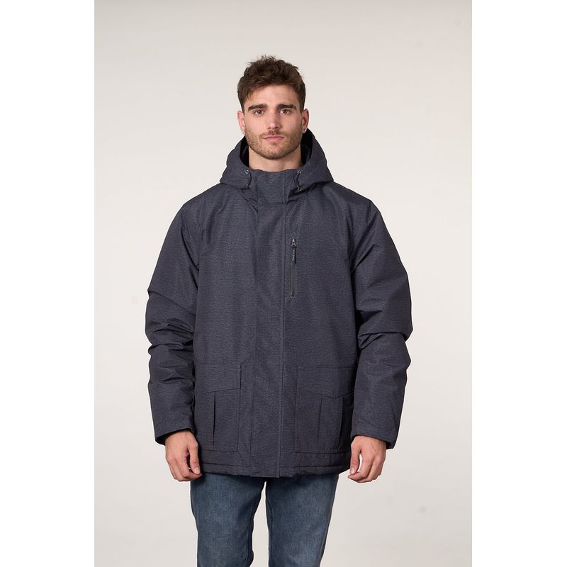 POLEMIC - Parka Waterproof Standar Fit Negro wi9701 Polemic