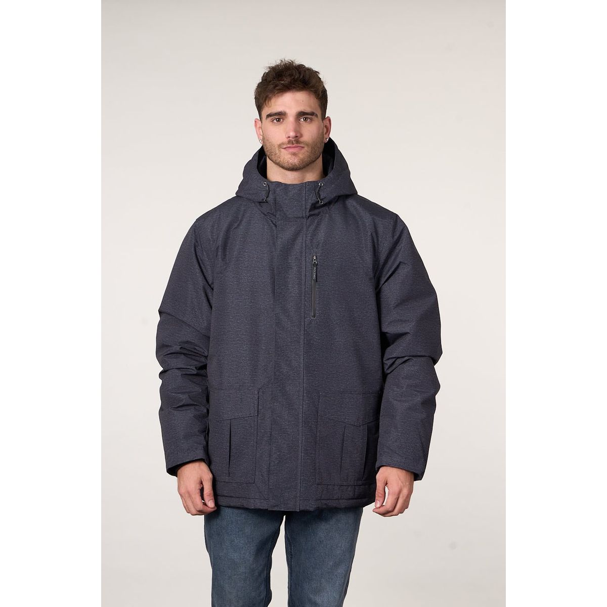 POLEMIC - Parka Waterproof Standar Fit Negro wi9701 Polemic