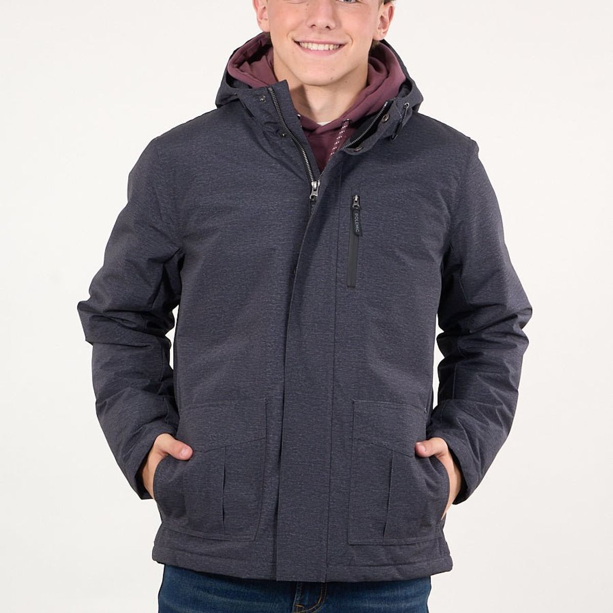 POLEMIC - Parka Waterproof Standar Fit Negro wi9301 Polemic