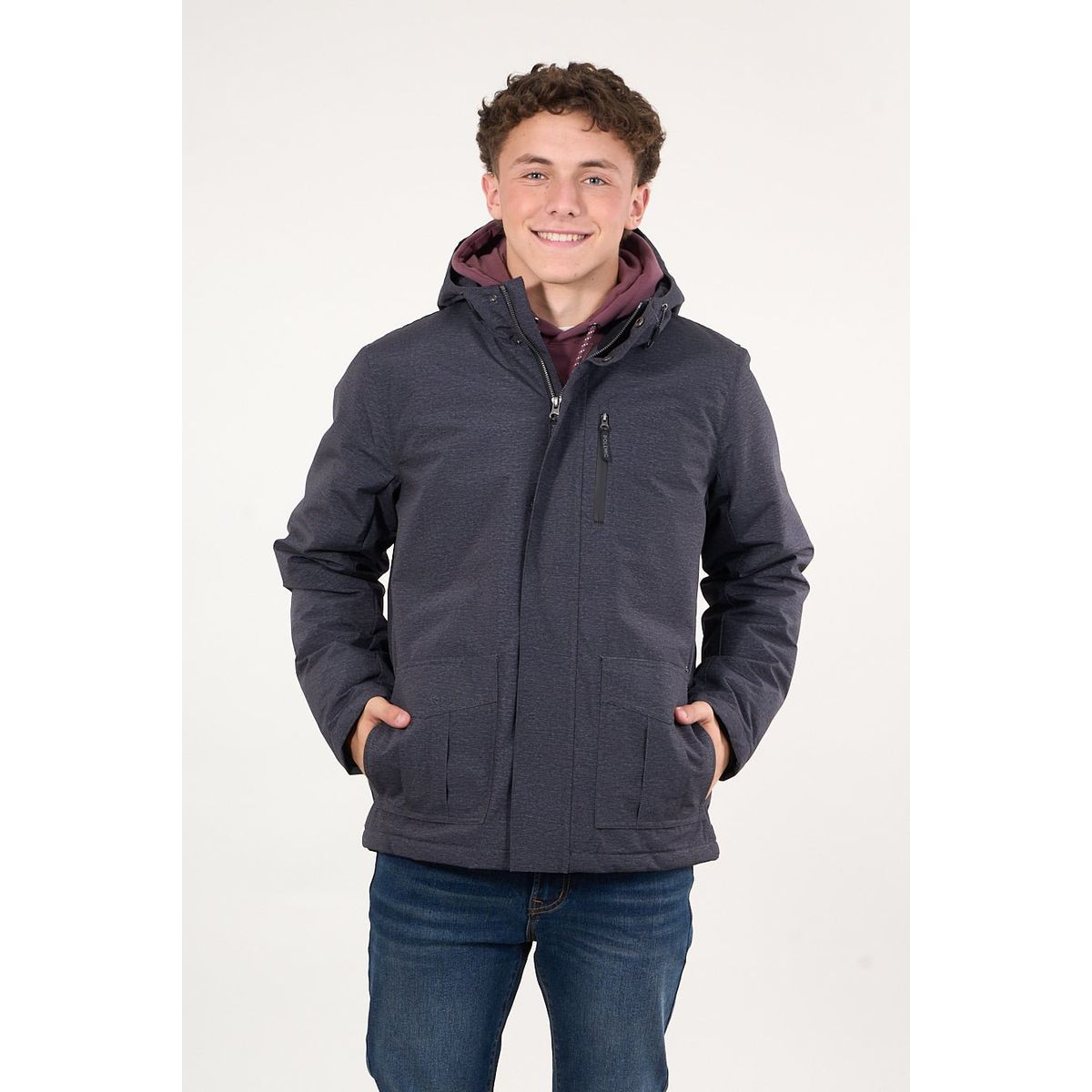 POLEMIC - Parka Waterproof Standar Fit Negro wi9301 Polemic