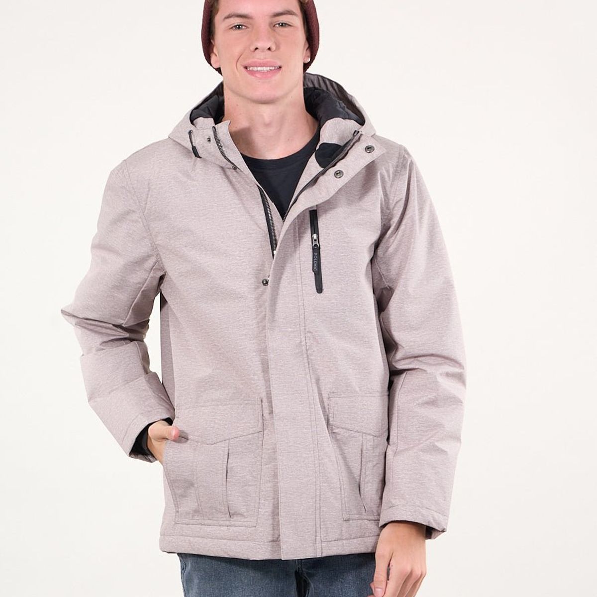 POLEMIC - Parka Waterproof Standar Fit Beige wi9301 Polemic