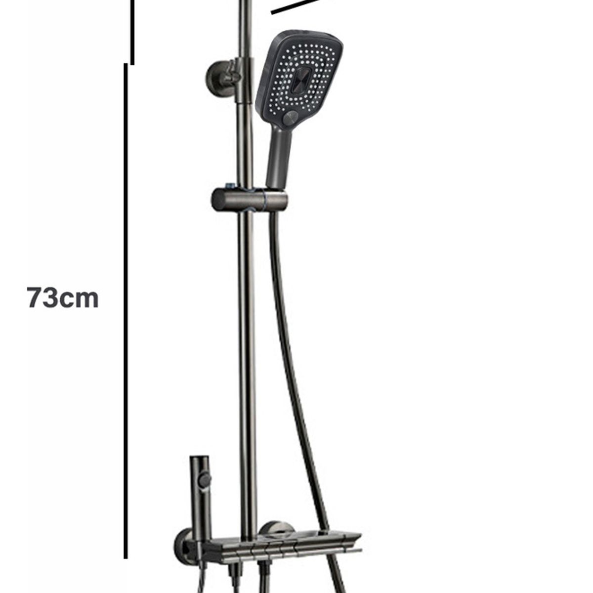GENERICO - Columna Ducha Monomando Telefono Bidet Con Sensor Botones