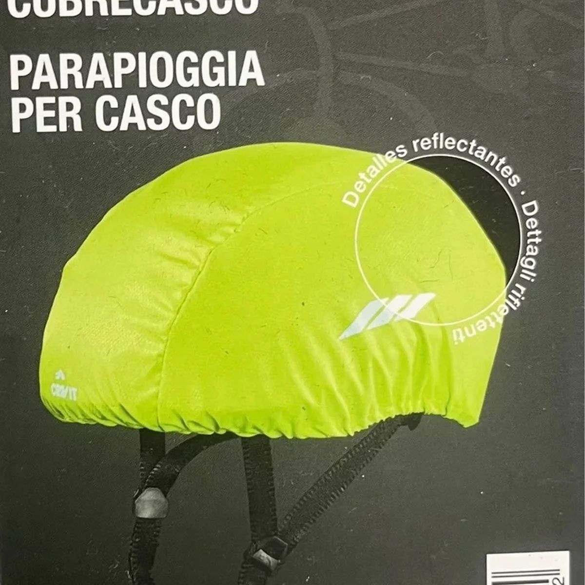 GENERICO - Cubre casco deportivo para seguridad FLUOR