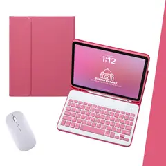 GENERICO - Fundas Con Teclado y Mouse Para iPad Mini 6-7 Incluye letra Ñ