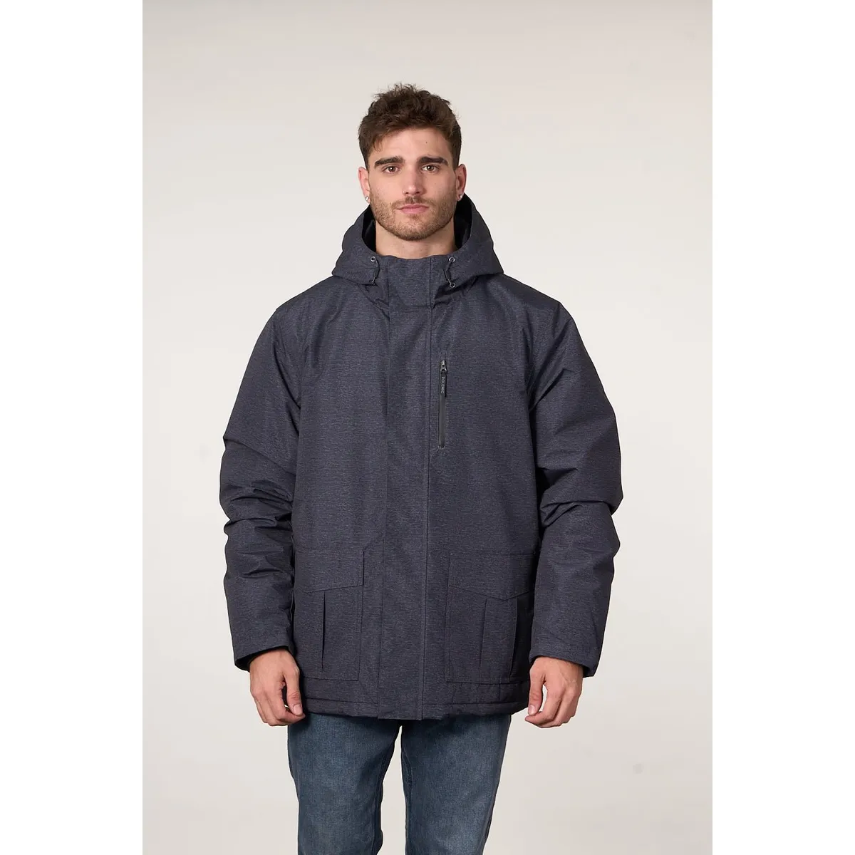 POLEMIC - Parka Waterproof Standar Fit Negro wi9701 Polemic