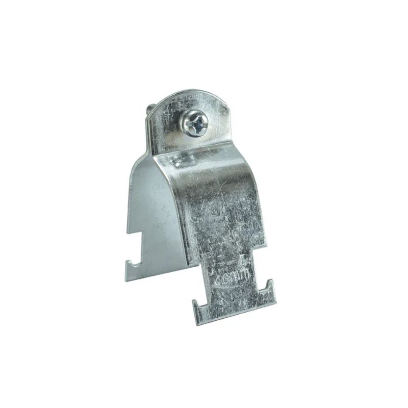 GENERICO - Abrazadera Electrogalvanizada Ruc Con Perno 40mm Pack 5 Und