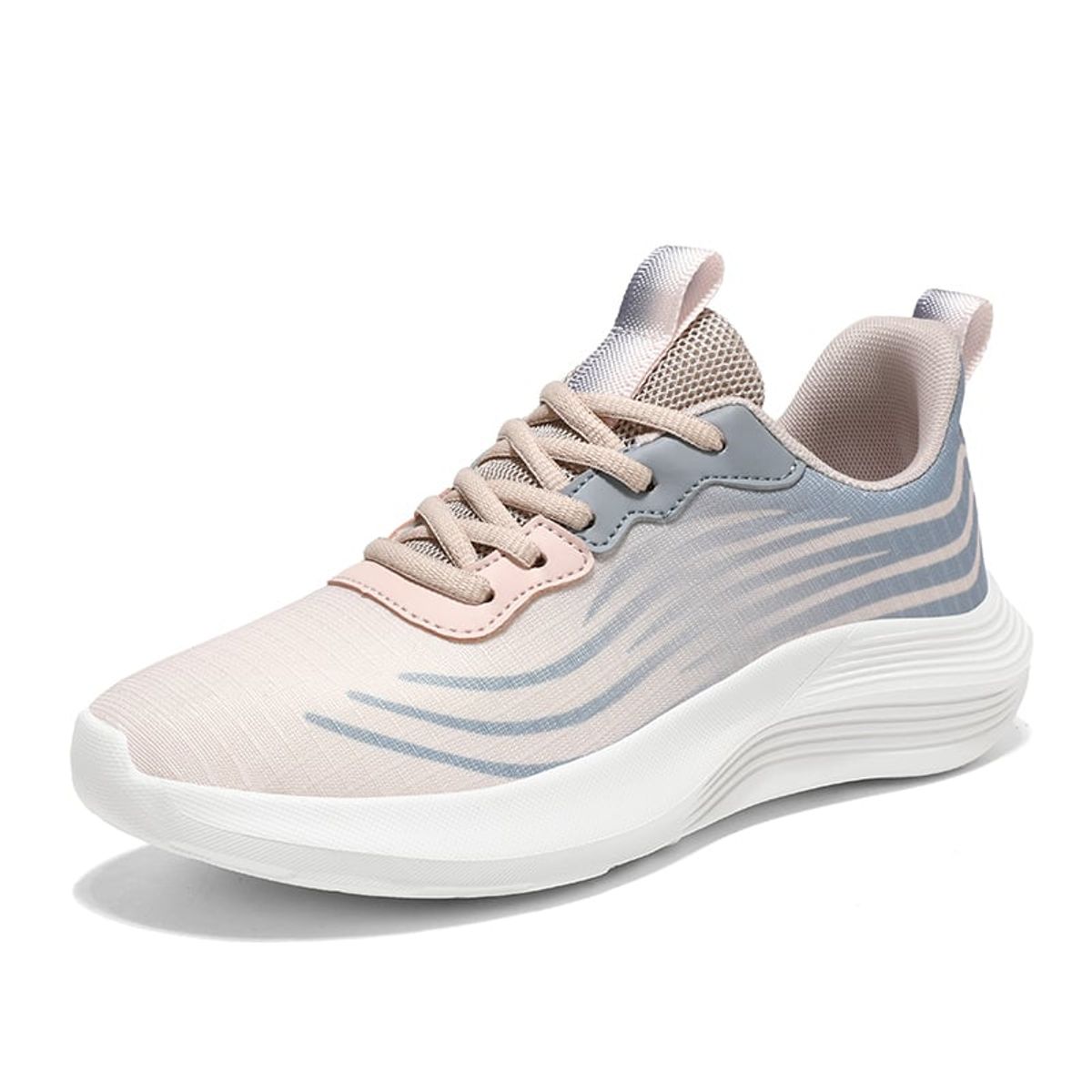 SHANDIAN - Zapatillas Deportivos Hueco Mujer Beige