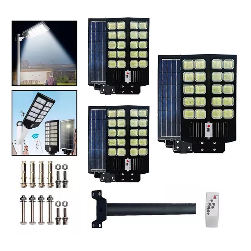 GENERICO - 3 Foco Poste Solar Led 1000w Ip67 Exterior Alta Potencia Cr