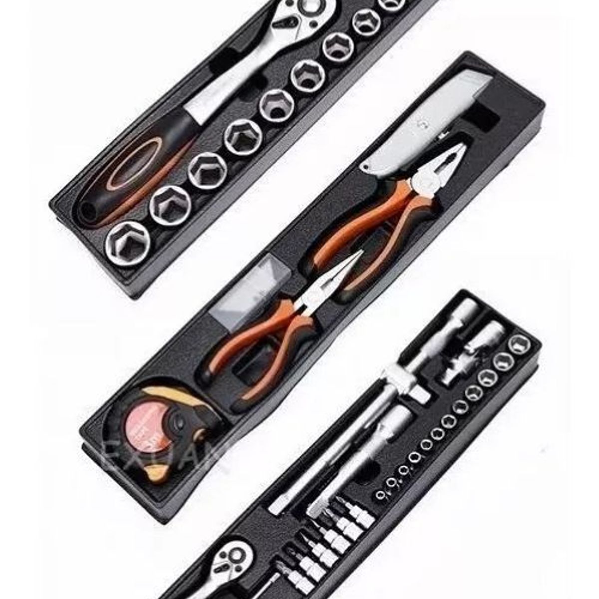 SHOP EHOME BAG - Caja De Herramientas Set 85 Pieza Plegable 5 Niveles Metal