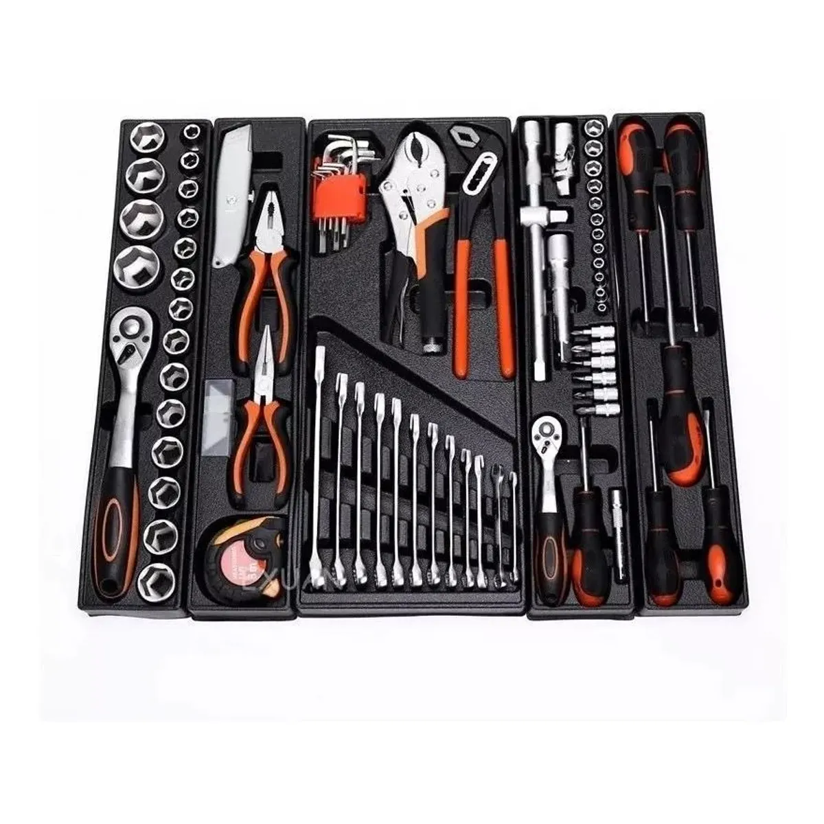 SHOP EHOME BAG - Caja De Herramientas Set 85 Pieza Plegable 5 Niveles Metal