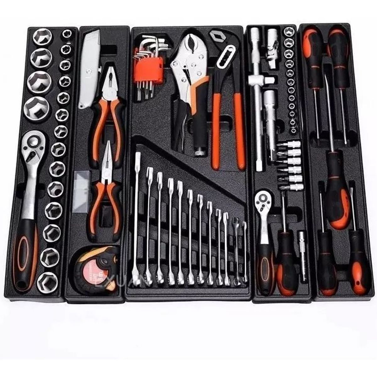 SHOP EHOME BAG - Caja De Herramientas Set 85 Pieza Plegable 5 Niveles Metal