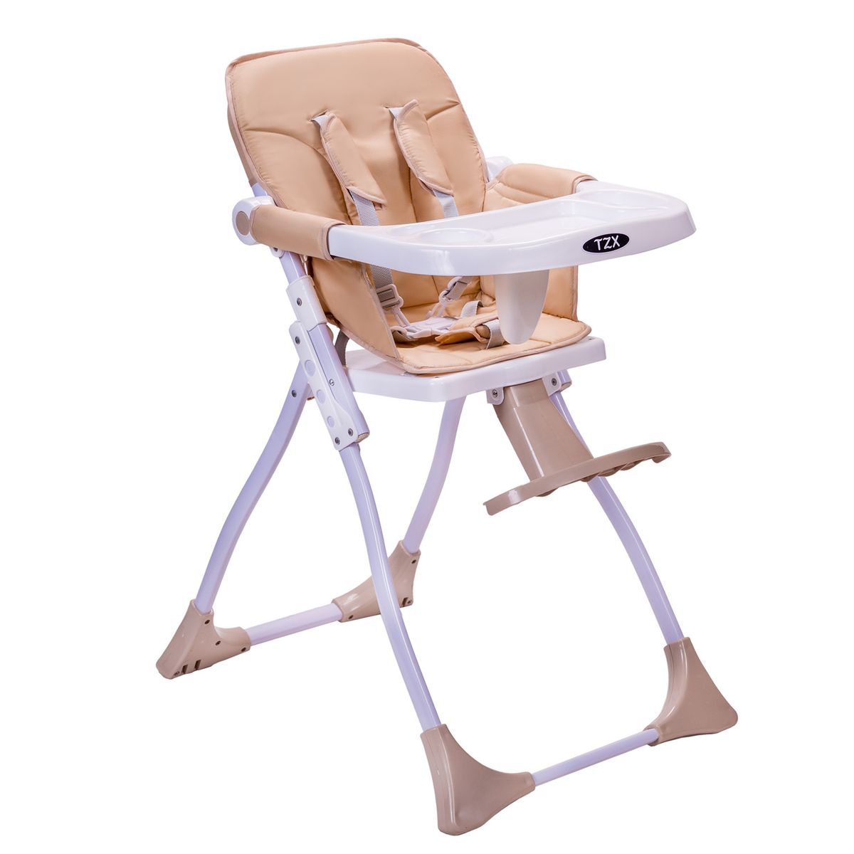 ALPHA - Silla Comer Bebe Plegable Folding Golden