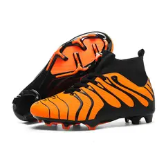 BLWOENS - Zapatos de fútbol AG para hombres - Naranja