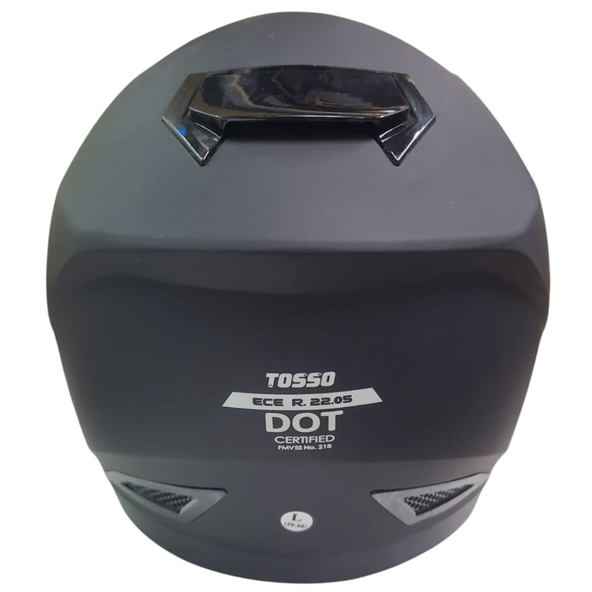 GENERICO - Casco Moto Integral Unisex talla L Certificación DOT Tosso