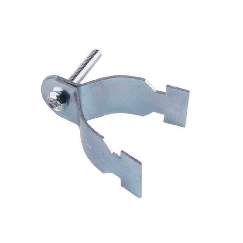 GENERICO - Abrazadera Electrogalvanizada Ruc Con Perno 25mm Pack 5 Und