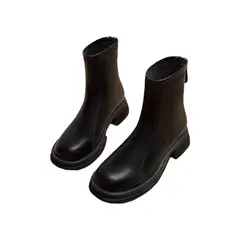 BLWOENS - Zapatos BOTAS cortas de invierno para mujeres - Negro