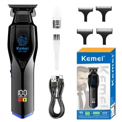 KEMEI - Maquina Patillera Trimmer Recargable KM1556 Digital