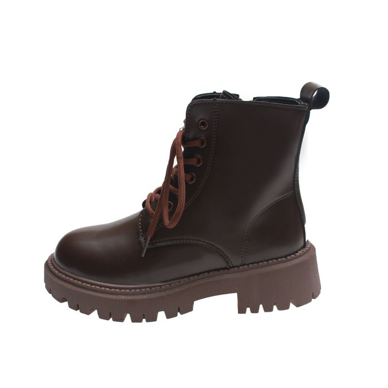 BLWOENS - Zapatos BOTAS cortas de invierno para mujeres - Marrón