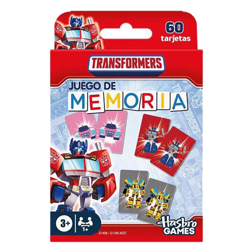 HASBRO - Juego de Memoria Transformers memorice