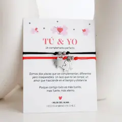 GENERICO - Pulsera para parejas - Puzzle Rompecabezas Plateado