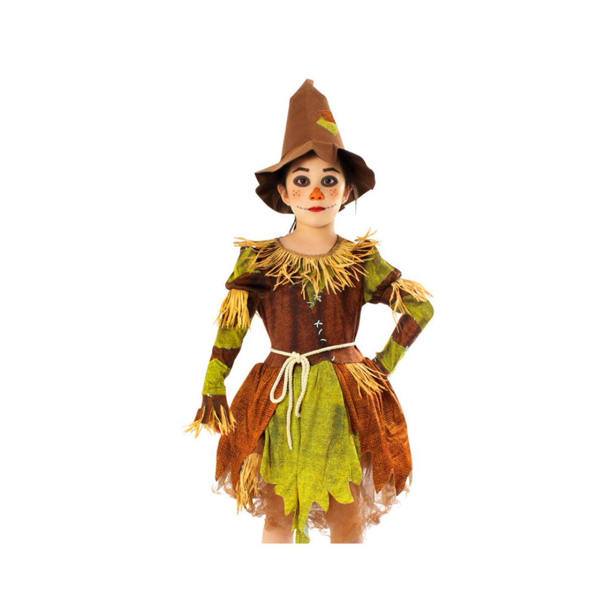 GENERICO - Disfraz Espantapájaros Para Niñas 7-9años