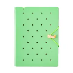 GENERICO - Agenda Pin A5 Verde c/ 6 Anillos