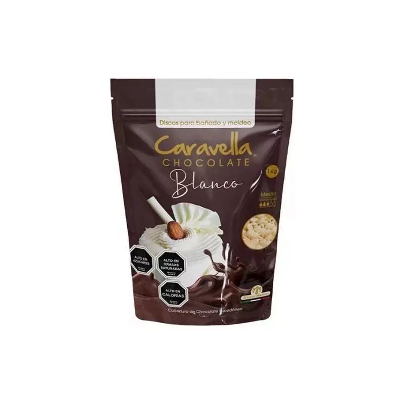 GENERICO - Cobertura De Chocolate Caravella Blanco 1 Kg