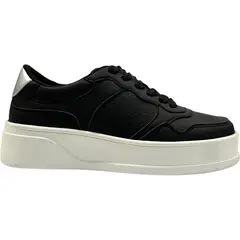 DETOGNI - Zapatilla Mujer Negro Chic