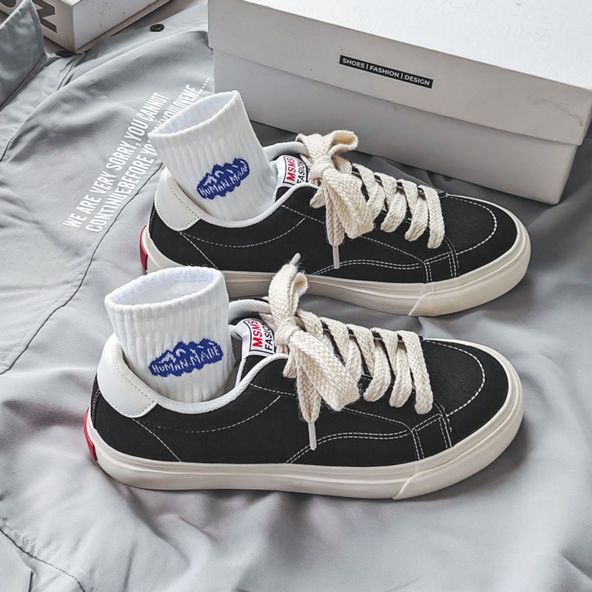 BLWOENS - Zapatos de portivas para hombres Zapatillas - Negro